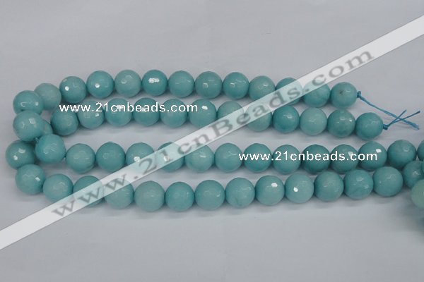 CCN1865 15 inches 14mm faceted round candy jade beads wholesale