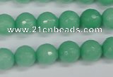 CCN1883 15 inches 10mm faceted round candy jade beads wholesale