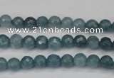 CCN1910 15 inches 4mm faceted round candy jade beads wholesale