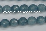 CCN1913 15 inches 10mm faceted round candy jade beads wholesale