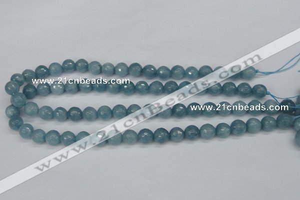 CCN1913 15 inches 10mm faceted round candy jade beads wholesale