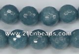 CCN1915 15 inches 14mm faceted round candy jade beads wholesale