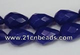 CCN192 15.5 inches 10*14mm faceted teardrop candy jade beads