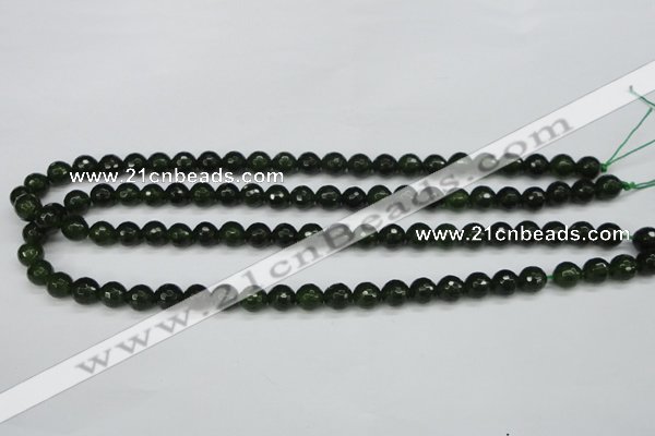 CCN1922 15 inches 8mm faceted round candy jade beads wholesale