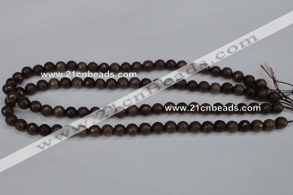 CCN1932 15 inches 8mm faceted round candy jade beads wholesale