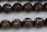 CCN1934 15 inches 12mm faceted round candy jade beads wholesale