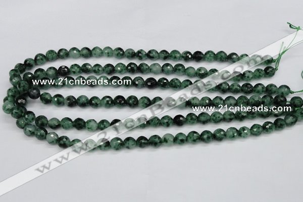 CCN1941 15 inches 6mm faceted round candy jade beads wholesale