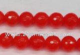 CCN1953 15 inches 10mm faceted round candy jade beads wholesale