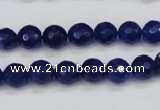 CCN1962 15 inches 8mm faceted round candy jade beads wholesale