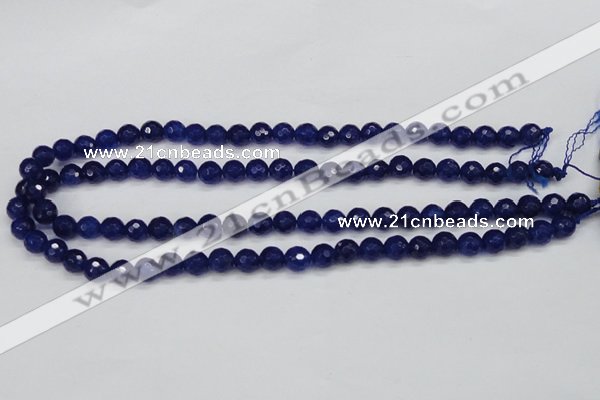 CCN1962 15 inches 8mm faceted round candy jade beads wholesale