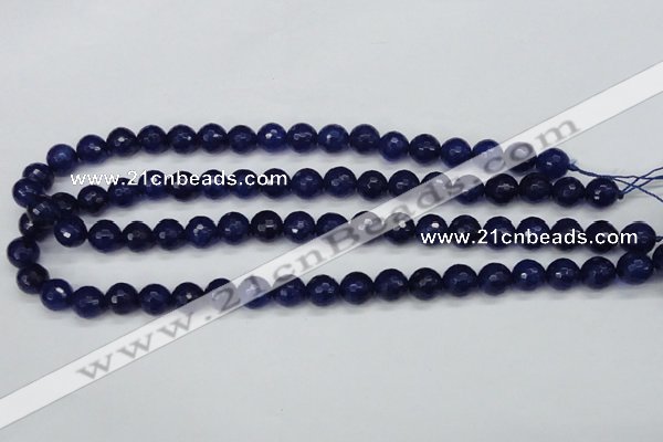 CCN1963 15 inches 10mm faceted round candy jade beads wholesale