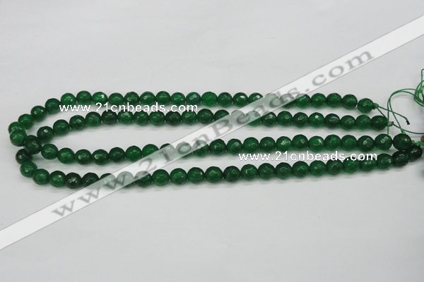 CCN1973 15 inches 10mm faceted round candy jade beads wholesale