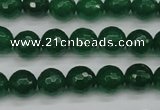 CCN1974 15 inches 12mm faceted round candy jade beads wholesale