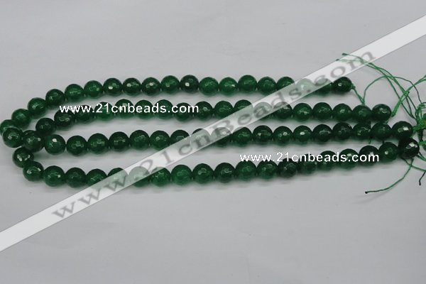 CCN1975 15 inches 14mm faceted round candy jade beads wholesale