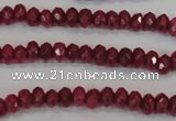 CCN1988 15 inches 3*5mm faceted rondelle candy jade beads wholesale