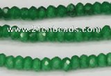 CCN1996 15 inches 4*6mm faceted rondelle candy jade beads wholesale