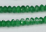 CCN1997 15 inches 5*8mm faceted rondelle candy jade beads wholesale