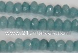 CCN2000 15 inches 3*5mm faceted rondelle candy jade beads wholesale