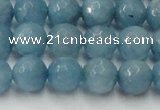 CCN2019 15 inches 12mm faceted round candy jade beads wholesale