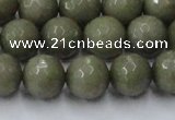 CCN2026 15 inches 12mm faceted round candy jade beads wholesale