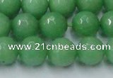 CCN2034 15 inches 14mm faceted round candy jade beads wholesale