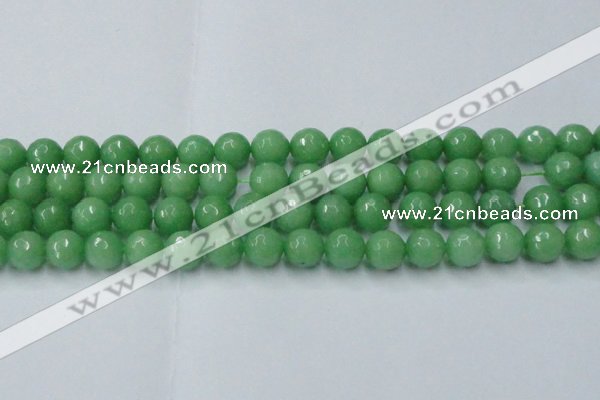 CCN2034 15 inches 14mm faceted round candy jade beads wholesale