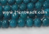 CCN2043 15 inches 4mm faceted round candy jade beads wholesale