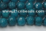 CCN2045 15 inches 8mm faceted round candy jade beads wholesale