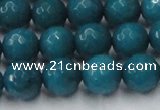 CCN2047 15 inches 12mm faceted round candy jade beads wholesale