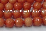 CCN2052 15 inches 8mm faceted round candy jade beads wholesale