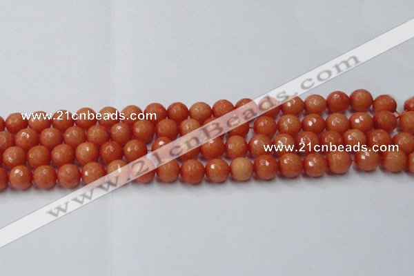 CCN2053 15 inches 10mm faceted round candy jade beads wholesale