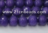 CCN2060 15 inches 10mm faceted round candy jade beads wholesale