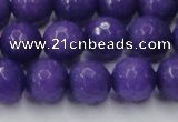 CCN2062 15 inches 14mm faceted round candy jade beads wholesale