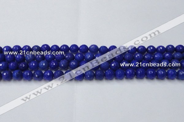 CCN2067 15 inches 10mm faceted round candy jade beads wholesale