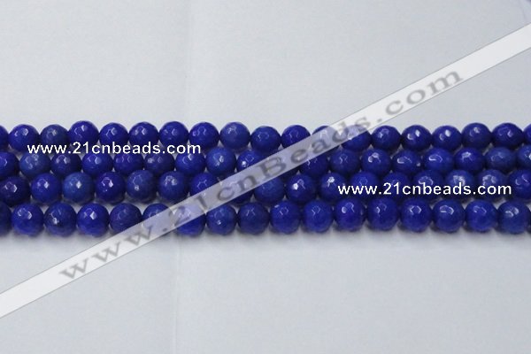 CCN2068 15 inches 12mm faceted round candy jade beads wholesale