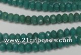 CCN2100 15.5 inches 4*6mm faceted rondelle candy jade beads