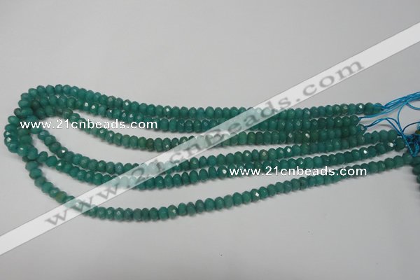 CCN2100 15.5 inches 4*6mm faceted rondelle candy jade beads