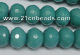 CCN2104 15.5 inches 10*14mm faceted rondelle candy jade beads