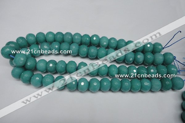 CCN2104 15.5 inches 10*14mm faceted rondelle candy jade beads