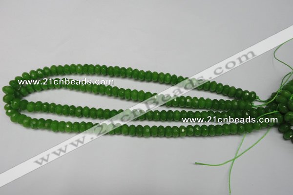 CCN2106 15.5 inches 4*6mm faceted rondelle candy jade beads