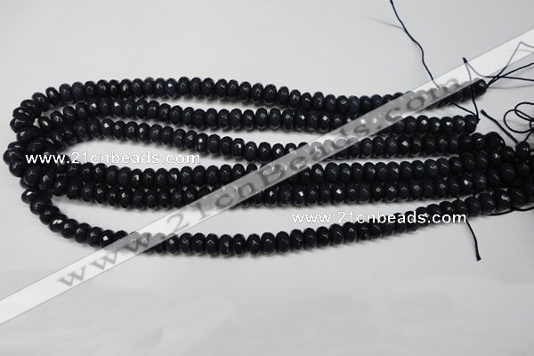 CCN2113 15.5 inches 5*8mm faceted rondelle candy jade beads