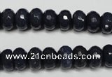 CCN2114 15.5 inches 6*10mm faceted rondelle candy jade beads