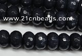 CCN2115 15.5 inches 8*12mm faceted rondelle candy jade beads