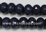 CCN2116 15.5 inches 10*14mm faceted rondelle candy jade beads