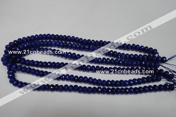 CCN2118 15.5 inches 4*6mm faceted rondelle candy jade beads