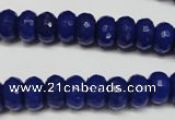 CCN2120 15.5 inches 6*10mm faceted rondelle candy jade beads