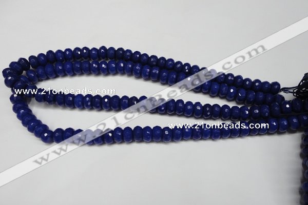 CCN2120 15.5 inches 6*10mm faceted rondelle candy jade beads