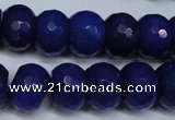 CCN2123 15.5 inches 12*16mm faceted rondelle candy jade beads