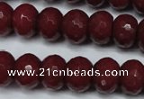 CCN2136 15.5 inches 10*14mm faceted rondelle candy jade beads