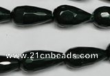 CCN2146 15.5 inches 10*20mm faceted teardrop candy jade beads